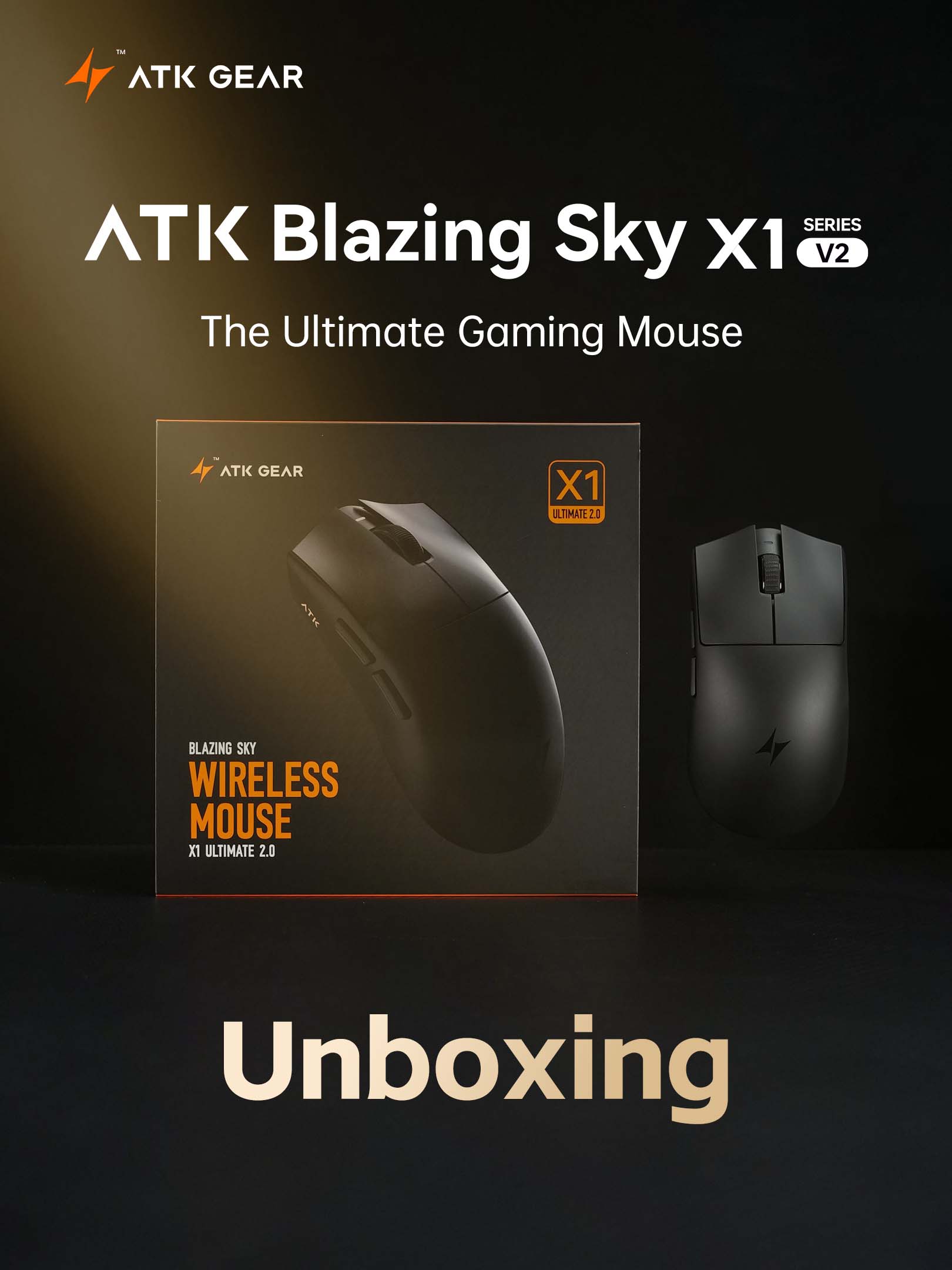 Amazon.com: ATK Blazing Sky X1 V2 Wireless Gaming Mouse, 54g
